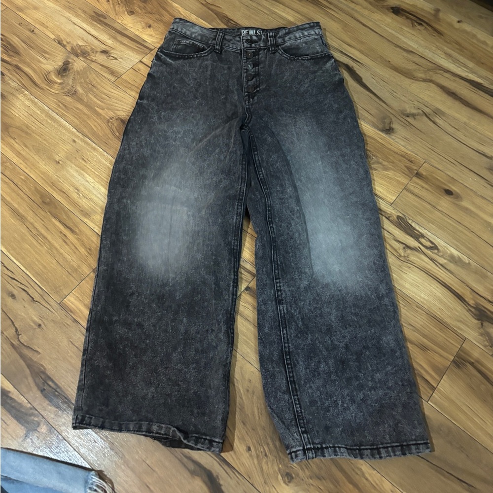 Slouchy Black Jeans
